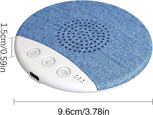 Generic 3.5mm Ultra Slim Pillow Speaker, Compact Sleep Sound Device, Jack Audio Pad with White Noise, Soft Silicone