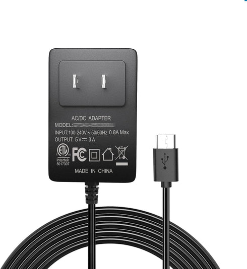 SoulBay Raspberry Pi Power Supply - 5V 3A Micro USB AC Adapter with 6ft Cord for Raspberry Pi Models