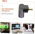 TINEASUR 90degree Monitor Adapter Laptop Connector Projector Receiver Adapter Video Connector