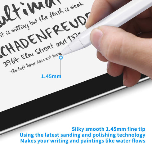 Stylus Pens for Samsung Galaxy Tab A9+/A8/A7 - Evach Capacitive Digital Pencil with 1.5mm Ultra Fine Tip, White
