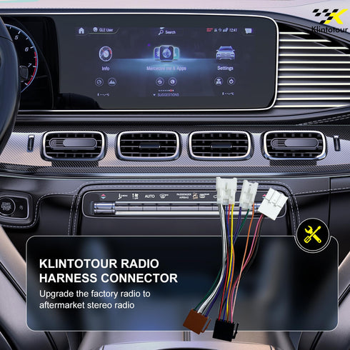 1998-2006, 20Pin RAV4 Aftermarket Radio Wiring Harness Compatible with Toyota Universal ISO Car Stereo Adapter with SWC