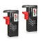 2Pcs Battery Tester Checker, Universal Model BT-168 for AA AAA C D 9V 1.5V Button Cell Batteries