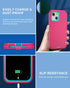 iPhone 15 Case (6.1") - Heavy Duty Military-Grade Protection, Shockproof, Durable, with 2 Tempered Glass Protectors