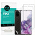 Ibywind Screen Protector for Samsung Galaxy S20+ (2 Pcs), Flexible TPU Film, 1Pc Camera Lens Protector, Bubble Free