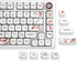 XVX MOA Blossom PBT Keycaps Set, Custom Dye-Sublimated for 75% Mechanical Keyboards, Cherry MX Compatible