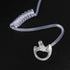 Replacement Earmold Earbud for Two Way Radio Air Acoustic Coil Tube Earpiece Headset, Clear, 2 Pairs