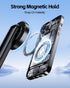 UBeesize Magnetic Mini Selfie Stick Tripod with Rechargeable Remote, Pocket Tripod for iPhone/Android, Compact Travel