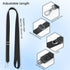 Cordivo 2 Pack-2Adjustable Strap,2Letter Cell Phone Lanyard Crossbody Patches,Universal Neck Strap Compatible with Most