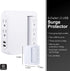 GE Pro Side-Access Swivel Surge Protector, 5-Outlet Extender with 2 USB Ports, Wall Tap Adapter