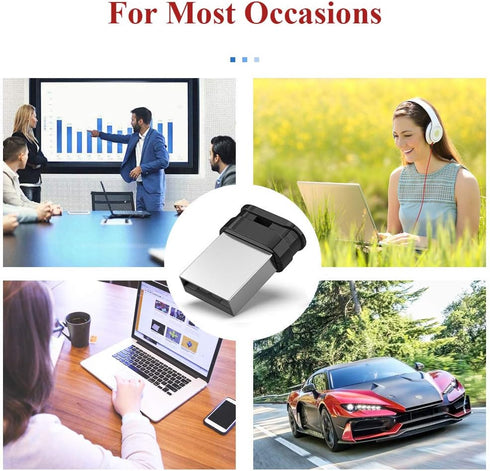 K&ZZ 32GB 2 Pack 32 2.0 Ultra Fit USB Flash Drives Small Thumb Drive with Lanyard Low Profile USB Drive Mini Flash