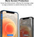 iPhone 12 Pro Max Privacy Screen Protector - Anti Spy Tempered Glass (Edge to Edge, Case Friendly, 2 Pack, 6.7 inch)