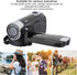 ciciglow 1080P 16MP 16x 2.7in Handheld Video Camcorder, Camera Digital Zoom Video Camera with TFT Rotatable Screen