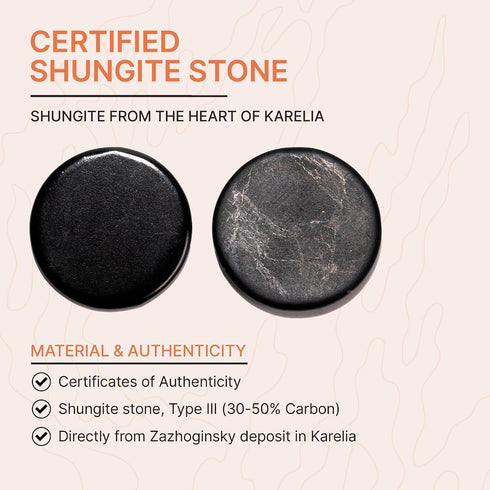7 S591 Protection Shungite Stickers pcs for Cell Phone Case Tablet Laptop Computer | Polished Round Plates