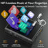 RUIZU 64GB MP3 2" 128GB HiFi Lossless Player, DAC DSD High Resolution Digital Audio Player, Portable Hi-Res Music