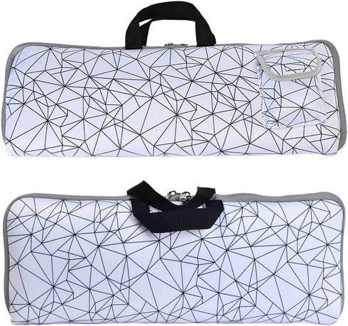 Neoprene Keyboard Carrying Case with Mouse Bag for Logitech MK270 Wireless Keyboard and Mouse Combo (White)