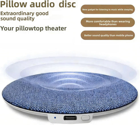 VBESTLIFE Pillow Speakers for Sleeping, Bluetooth Pillow Speaker with White Noise and Timer, Wireless Sleep Aid