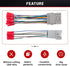 1998-2002 2002 996 RED WOLF Factory Amplifier Bypass Wiring Harness for GMC Yukon Chevy Suburban, for Porsche w/Wire