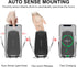 Car Phone Mount, Auto-Clamping Smart Sensor 10W Qi Fast Charging Holder for iPhone 12/12 Pro Max/Samsung S20, 4.7-6.7
