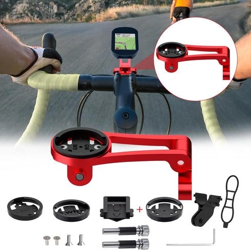Out Front Adjustable Bicycle Mount, Bike for Garmin Extended Mountain Bike Computer, GPS Combo Accessories