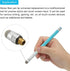 MECCANIXITY 12pcs 7mm Stylus Pen Fiber Fine Tips Universal Replacement for 2 in 1 Stylus Pen Devices