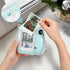 Fintie Clear Protective Case for Fujifilm Instax Mini 7+ Camera, Crystal Hard Shell Cover with Removable Rainbow Strap