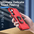 for Samsung Galaxy S23 Plus Case, Rugged Protective Military Grade Shockproof Case with Kickstand (Red)