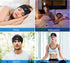 Sleep Headphones Stereo with Headband, Ultra Thin Speakers for Side Sleepers, Sports, Air Travel, Meditation, Black