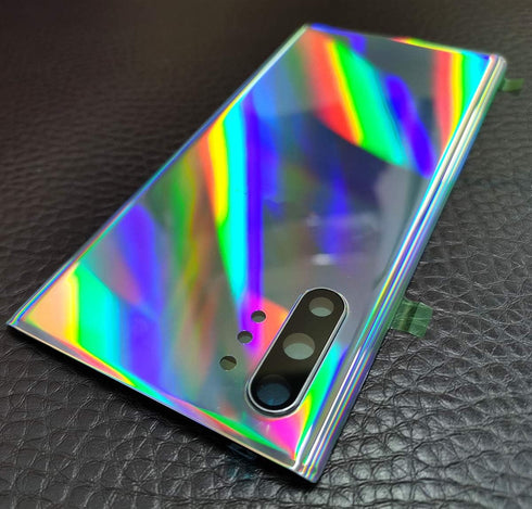 Galaxy Note 10 Plus Back Glass Replacement Door Panel Cover for Samsung Galaxy Note10+ 5G (Aura Glow)