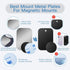 OWLKELA Mount Metal Plate for Phone Magnet Car Mount Holder with Adhesive, Universal Replacement Sticker - 10 Pack