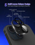 iPhone 15 Plus Camera Lens Protector - Black Metal Aluminium Alloy Ring, 9H Tempered Glass, Case Friendly Cover.