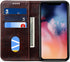 SINIANL Leather Case Wallet Folio for iPhone 11 Pro Max, Magnetic Closure with Stand and ID Holder, Credit Card Slots -