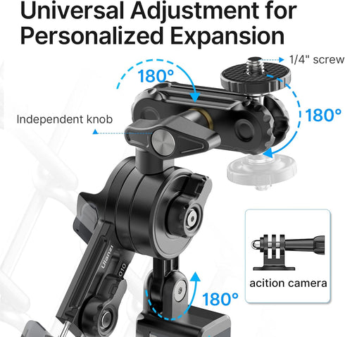 ULANZI CM010 Fence Mount Holder Accessories for Gopro - Action Camera Fence Clamp Mount for Gopro Hero 12 11 10 9 8 7 6