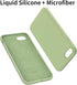 for iPhone 7/8/SE2/SE3 Case, Premium Liquid Silicone Stain-Resistant Phone Cover, Minimalist Basic 4.7" - Lime Green
