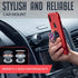 Universal Car Phone Mount Magnetic, All-Metal iPhone Holder for Any Smartphone or GPS, One-Handed Cell Phone