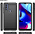 Protective Case for Motorola Moto G Pure, Fashion Non-Slip TPU Bumper with HD Screen Protector, Black