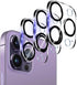 Dengduoduo 3 Pack Tempered Glass Camera Lens Protector for iPhone 14 Pro & Pro Max, Ultra HD, 9H Hardness, Easy Install.