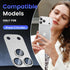 17 Tensea for iPhone Pro Max Camera Lens Protector, Metal Aluminum Alloy Tempered Glass Cover Camera Screen Protector