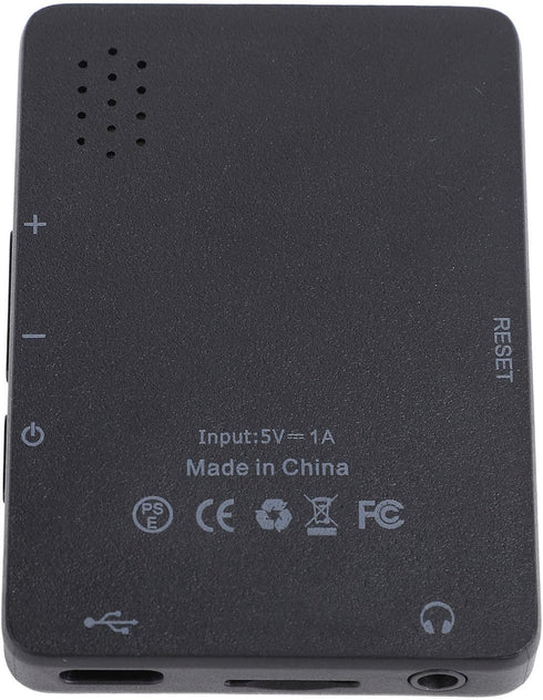 Yoidesu MP3 MP4 2.4in 3.5mm 64GB Player, HD Touch Screen Bluetooth Music Player with Port, Supports Card for Wireless