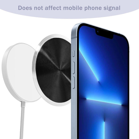 LXUEJIE 4 Set, Phone(4 Pcs Mount Metal Plates for Magnetic Phone Holder, Metal Plates Replacement Replacement Circular