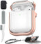 Valkit Clear Case Cover for AirPods 2nd Generation with Lock & Cleaner Kit, Soft Shockproof Case for AirPods 2nd/1st