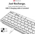 Macally Backlit Bluetooth Keyboard, Small Wireless Keyboard for MacBook Pro/Air, iMac