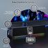 SOULION R80 Bluetooth Computer Speakers, USB Plug & Play PC Speakers with Digital Clock Display, Clear Sound Soundbar