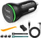 Dash Camera Car Charger, Dual USB Ports Mini/Micro USB Interfaces, Universal Car Adapter Power Cord 4m/13.12ft