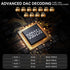 RUIZU 64GB MP3 2" 128GB HiFi Lossless Player, DAC DSD High Resolution Digital Audio Player, Portable Hi-Res Music