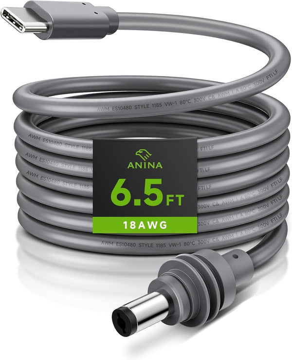 Anina USB-C to DC Power Cable for Starlink Mini (2M/6.5FT) with Smart PD