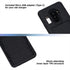 TORU CX PRO Case for Galaxy S9 Plus, Slim Shockproof Cover with Card Holder, Kickstand, Mirror, USB Adapter - Blue