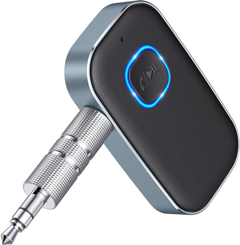 COMSOON Bluetooth AUX Adapter for Car, Noise Reduction Bluetooth Receiver for Music/Hands-Free Calls, Wireless Audio