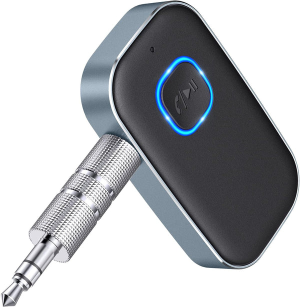 COMSOON Bluetooth AUX Adapter for Car, Noise Reduction Bluetooth Receiver for Music/Hands-Free Calls, Wireless Audio
