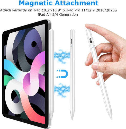 Stylus Pen for iPad, Apple Pencil Compatible with iPad 10/9th Gen, iPad Pro 11 & 12.9 inch, iPad Mini 6th/5th Gen