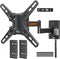 ELIVED Lockable RV TV Mount for 13-43 Inch TVs, Swivel and Tilt for Camper Trailer, Detachable TV Bracket